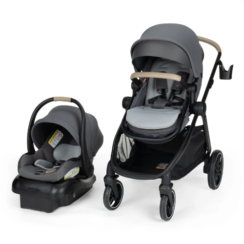 Zelia™ Pro 5-in-1 Modular Travel System, Baby Stroller and Car Seat Combo