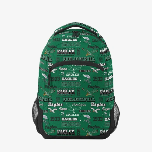 Philadelphia Eagles Repeat Retro Print Action Backpack