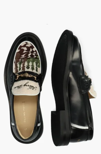 Filling Pieces Loafer Chess Black Men's Loafers